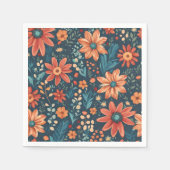 Schöne Blumeninspirierung Serviette (Vorderseite)