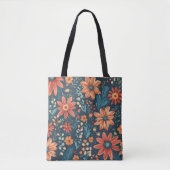 Schöne Blumeninspirierung Tasche (Vorderseite)
