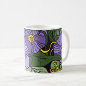 Schöne Blumenkaffee Tasse (VorderseiteRechts)