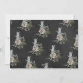 Schöne Blumenkarte für Weihnachten (Rückseite)