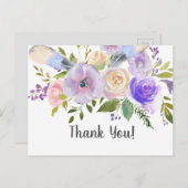 schöne Blumenkarte Postkarte (Vorne/Hinten)