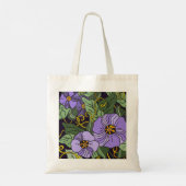 Schöne Blumenkizze Tote Tasche (Rückseite)