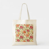 Schöne Blumenkizze Tote Tasche (Rückseite)