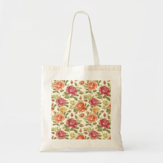 Schöne Blumenkizze Tote Tasche (Vorne)