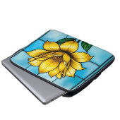 Schöne Blumenkomposition Laptopschutzhülle (Vorne Knopf)