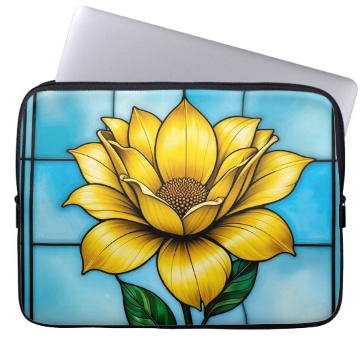 Schöne Blumenkomposition Laptopschutzhülle (Vorderseite)