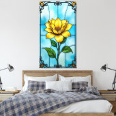 Schöne Blumenkomposition Leinwanddruck (Insitu (Schlafzimmer))