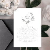 Schöne Blumenkronenpfeife Begleitkarte