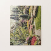 Schöne Blumenlandschaft Puzzle (Vertikal)