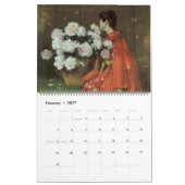 Schöne Blumenmalereien Kalender (Feb 2027)