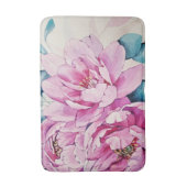 Schöne Blumenmatte Badematte (Vorderseite Vertikal)