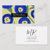 Schöne Blumenmotiv-Designer-Visitenkarte Visitenkarte (Vorne/Hinten)