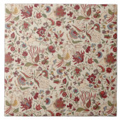 Schöne Blumenmuster farbenfrohe trendige Blume Fliese (Vorderseite)