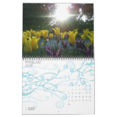 Schöne Blumenmuster Kalender (Feb 2027)