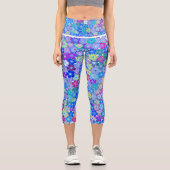 schöne Blumenmuster Leggings (Vorderseite)