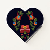 Schöne Blumenordnung Notizblock (Rückseite)