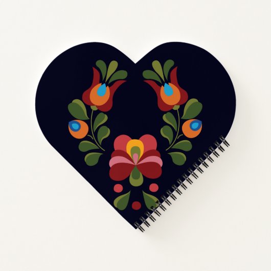 Schöne Blumenordnung Notizblock (Rückseite)