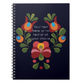 Schöne Blumenordnung Notizblock (Vorderseite)