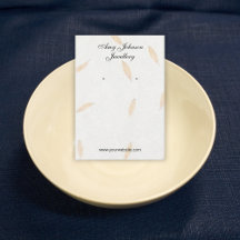 Schöne Blumenpapiere Ohrringe Display-Karten