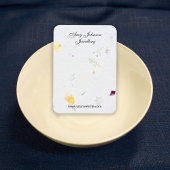 Schöne Blumenpapiere Ohrringe Display-Karten Visitenkarte