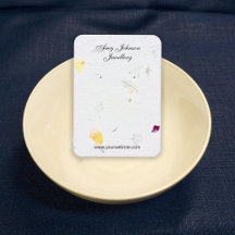 Schöne Blumenpapiere Ohrringe Display-Karten