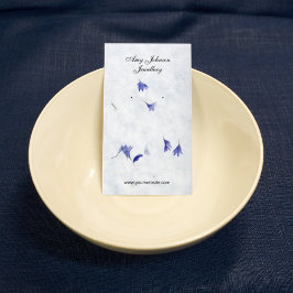 Schöne Blumenpapiere Ohrringe Display-Karten Visitenkarten