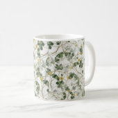 Schöne Blumenpflanze Kaffeetasse (VorderseiteRechts)