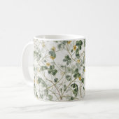 Schöne Blumenpflanze Kaffeetasse (Vorderseite Links)