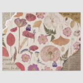 Schöne Blumenpresse Seidenpapier (Vorderseite)