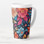 Schöne blumenreiche Tasse (Rechte Ecke)