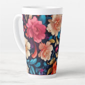 Schöne blumenreiche Tasse (Linke Ecke)