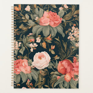 Schöne Blumenrose Blumen Wasserfarbe Gemalt Planer