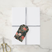 Schöne Blumenrose Blumenmalerei Geschenkanhänger (Mit Garn)
