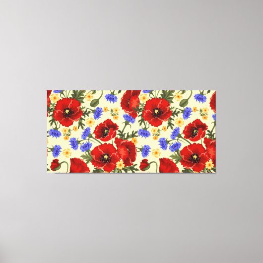 Schöne Blumenskizze Leinwand (Vorderseite)