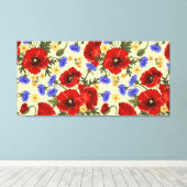 Schöne Blumenskizze Leinwand (Insitu (Holzboden))