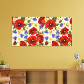 Schöne Blumenskizze Leinwand (Insitu (Wohnzimmer))