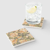 Schöne Blumenskizze Untersetzer (Seitenansicht)