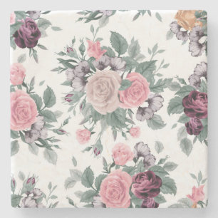 Schöne Blumenskizze Untersetzer