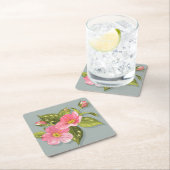 Schöne Blumenskizze Untersetzer Set (Vor Ort)