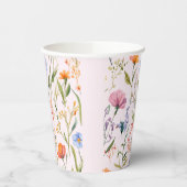 Schöne Blumenspülung Pappbecher (Links)