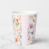 Schöne Blumenspülung Pappbecher (Rechts)