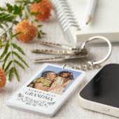 Schöne Blumenstrasse Kunst, Dichtung und Musik Fot Schlüsselanhänger (Vorderseite rechts)