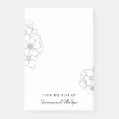 Schöne Blumenstrasse Kunst, Dichtung und Musik Post-it Klebezettel (Vorderseite)