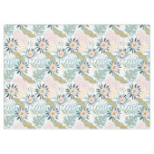 Schöne Blumentablette Tischdecke (Vorderseite (Horizontal))