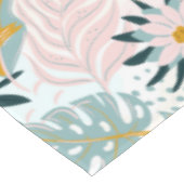 Schöne Blumentablette Tischdecke (Schrägansicht)