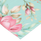 Schöne Blumentablette Tischdecke (Schrägansicht)