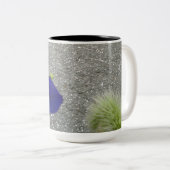 Schöne BlumenTasse Zweifarbige Tasse (VorderseiteRechts)