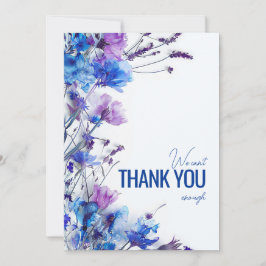 💍 Schöne Blumenträume Dankeskarte