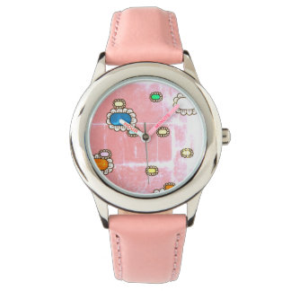 schöne Blumenuhr Armbanduhr