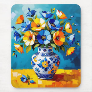 Schöne Blumenvase Mousepad